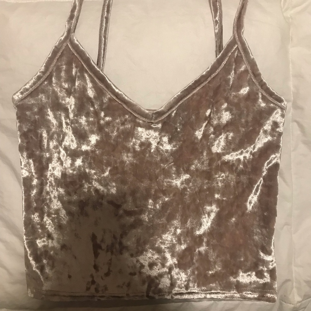 Velvet tank top
